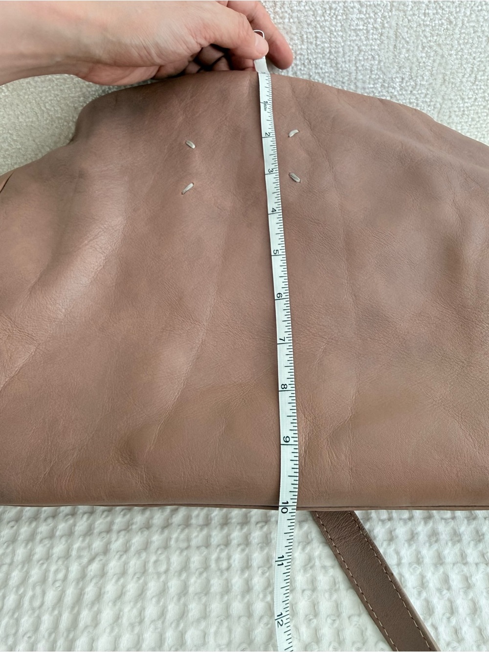 Maison Margiela Chain Shoulder Bag Brown Leather $2375 Retail Authentic - Picture 13 of 15